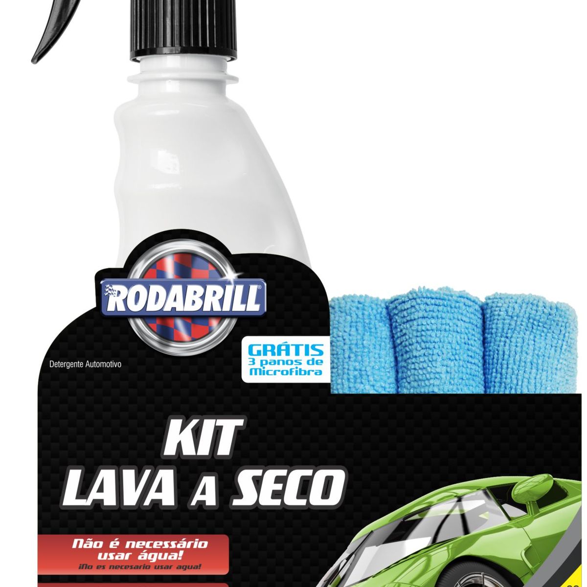 Kit Lavagem à Seco Interbrilho, marca Rodabrill - Foto Principal