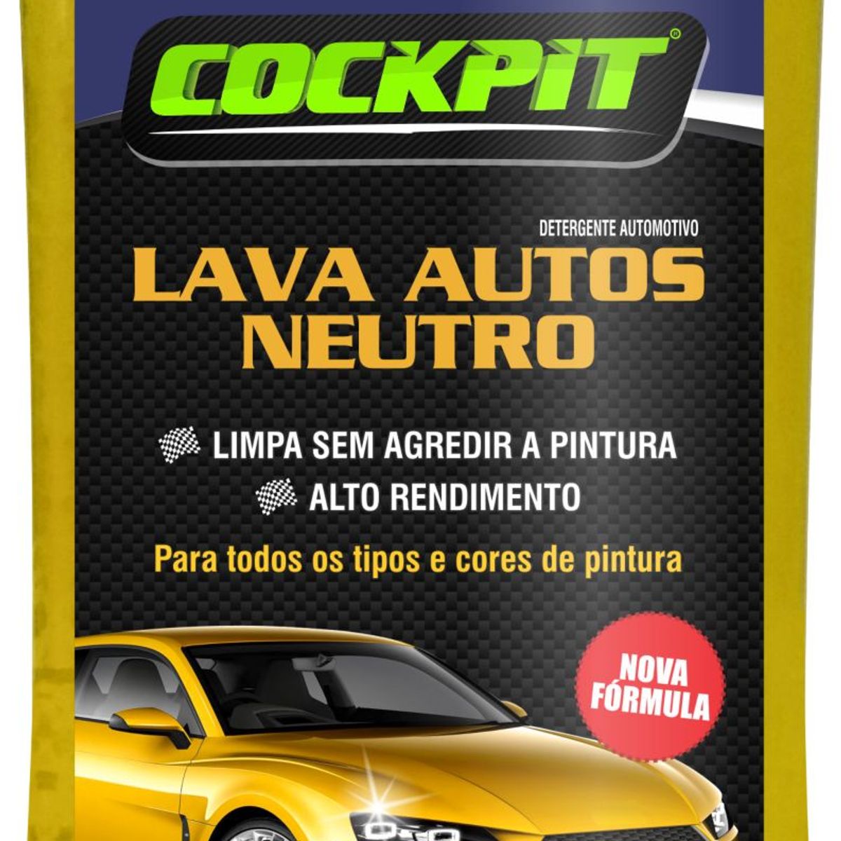 Lava Autos Cockpit 500ml, marca Rodabrill - Foto Principal