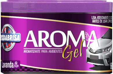 Aroma Veicular em Gel RodaBrisa Lavanda 60gr