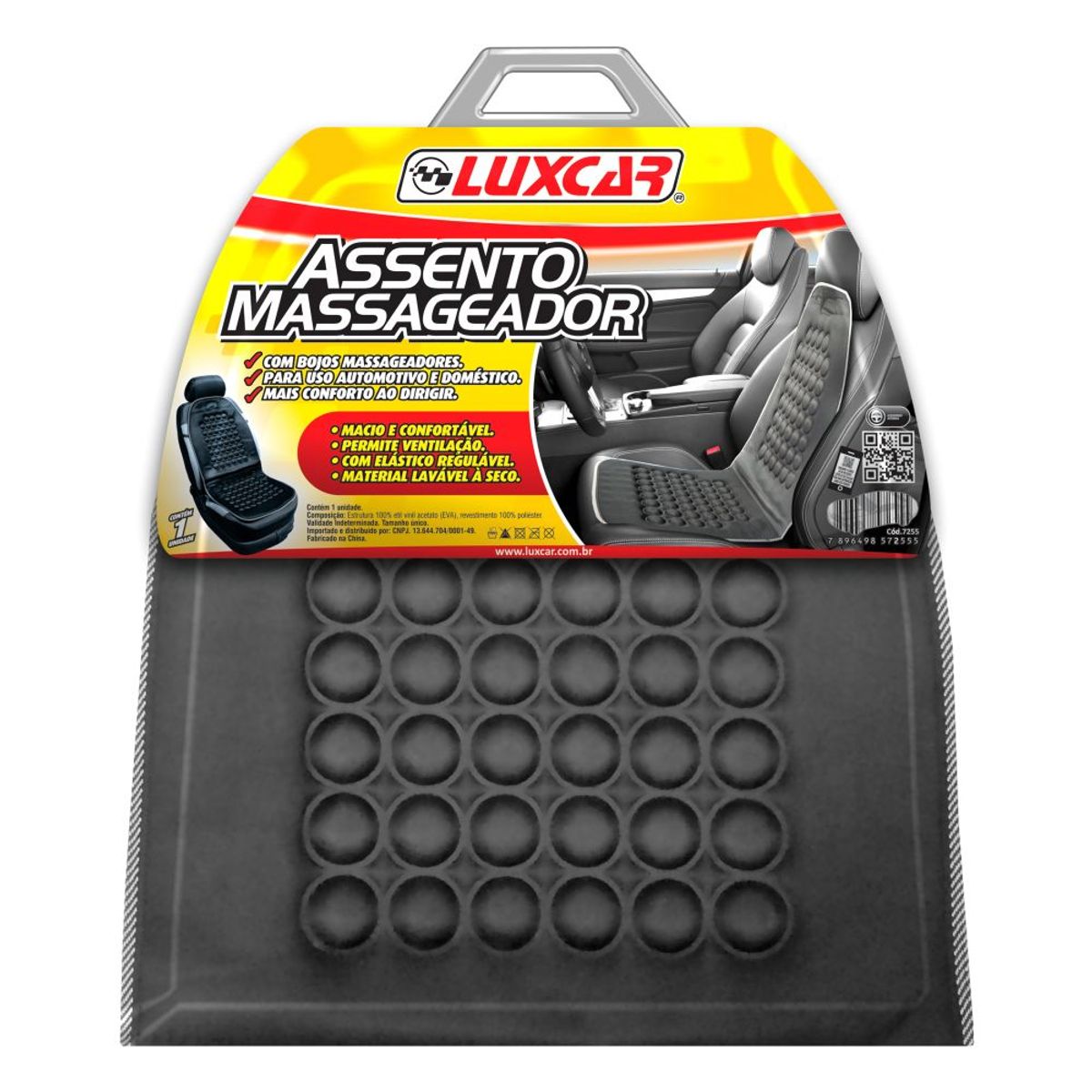 Capa para Banco com Massageador, marca Luxcar - Foto Principal