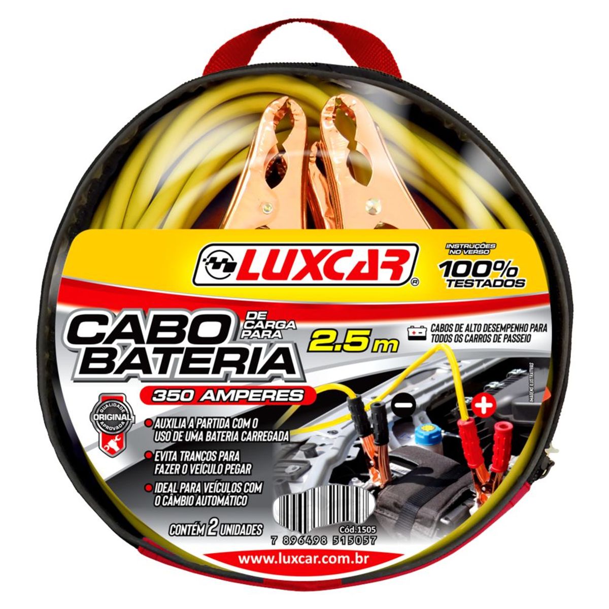 Cabo de Carga para Bateria 350 Amperes Luxcar, marca Luxcar - Foto Principal