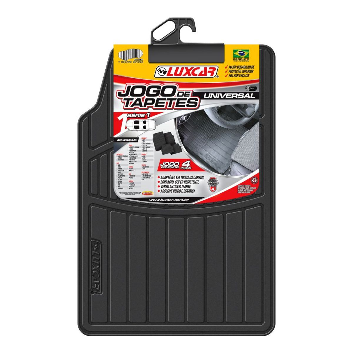 Tapete Borracha Universal Série 1, marca Luxcar - Foto Principal