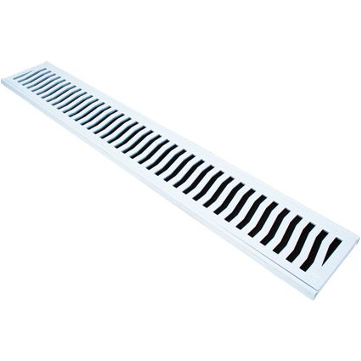 Conjunto Grelha / Porta Grelha Leve Grelha Alumínio Branco 15X100Cm, marca Costa Navarro - Foto Principal