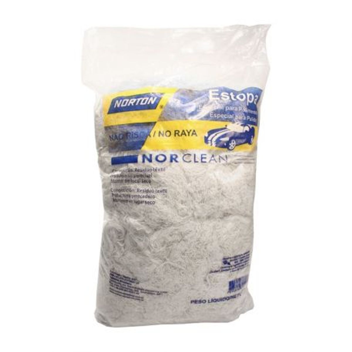 Estopa para Limpeza e Polimento 400g Branco Norton, marca Norton - Foto Principal