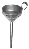 Funil Zincado Reto 25x13cm Cromado