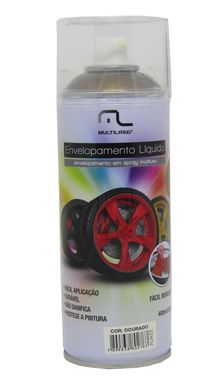 Spray Envelopamento Lquido 400ml Dourado