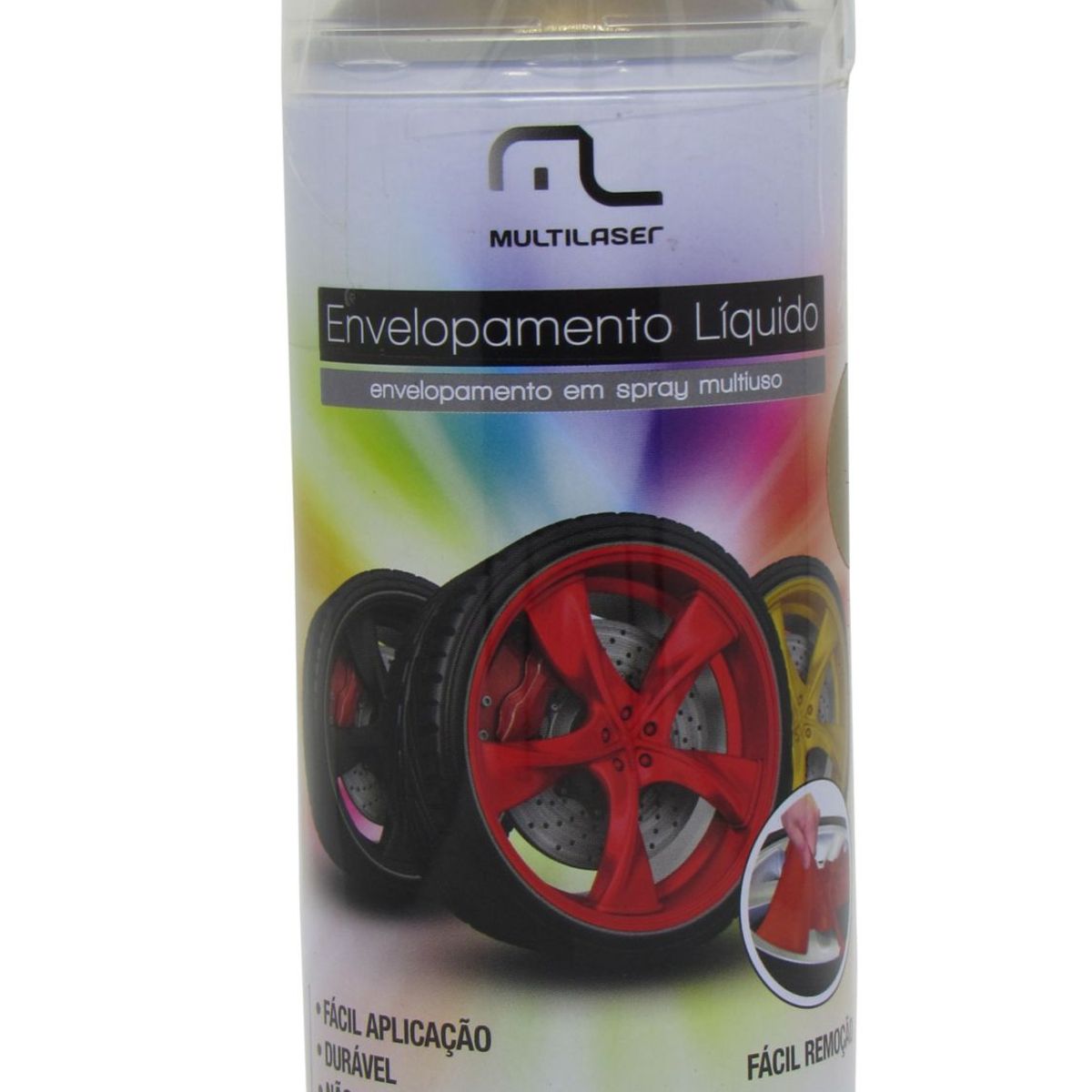 Spray Envelopamento Líquido 400ml Dourado, marca Multilaser - Foto Principal