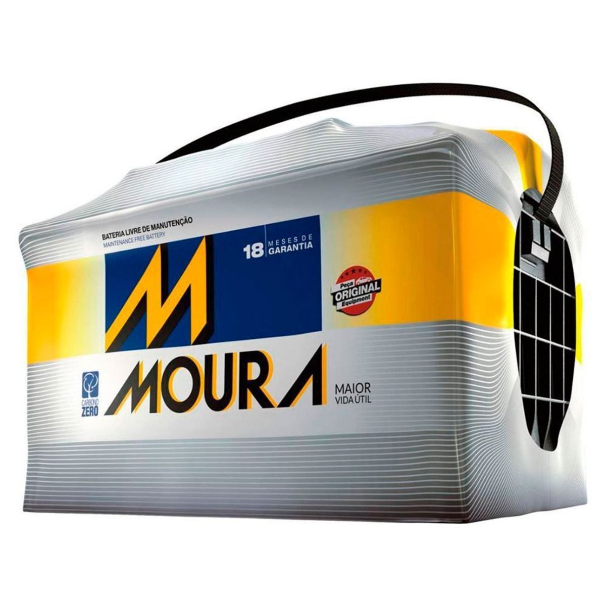 Bateria Moura Livre Manutenção 70A Preto, marca Moura - Foto Principal