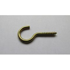 Gancho Bicromatizado para Madeira 17x60mm 100 Peças Dourado