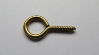 Pitão Bicromatizado para Madeira 16x40mm 100 Peças Dourado