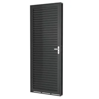Porta Veneziana Fundo Primer Cinza 215x83x12cm