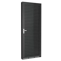 Porta Veneziana Fundo Primer Cinza 215x83x12cm