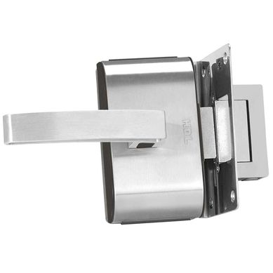 Fechadura PV90 1R Inox com Puxador e Maaneta L Inox 