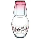 Jogo Moriga 820ml com Copo Incolor Cisper