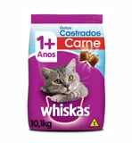 Ração Seca Dry para Gatos Adultos Castrados Sabor Carne 10Kg