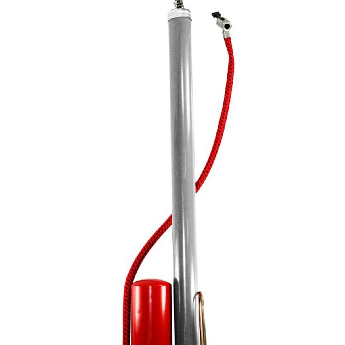 Bomba Manual para Inflar Tanque Duplo Vermelho e Prata, marca Western - Foto Principal