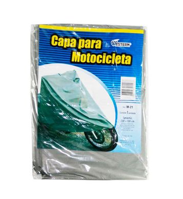 Capa para Moto Cinza 