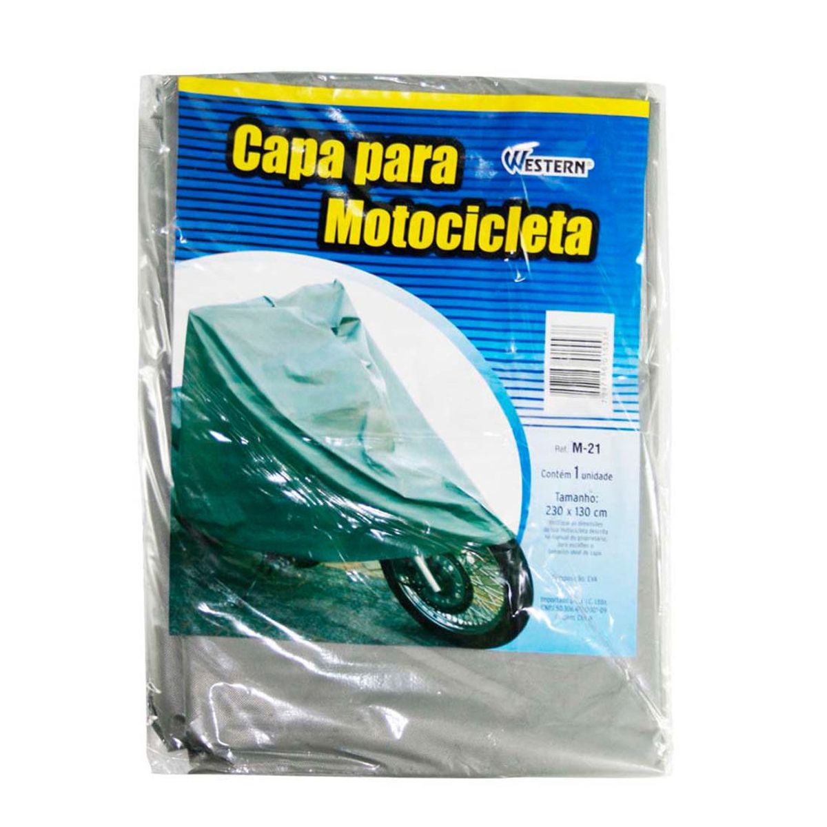 Capa para Moto Cinza, marca Western - Foto Principal
