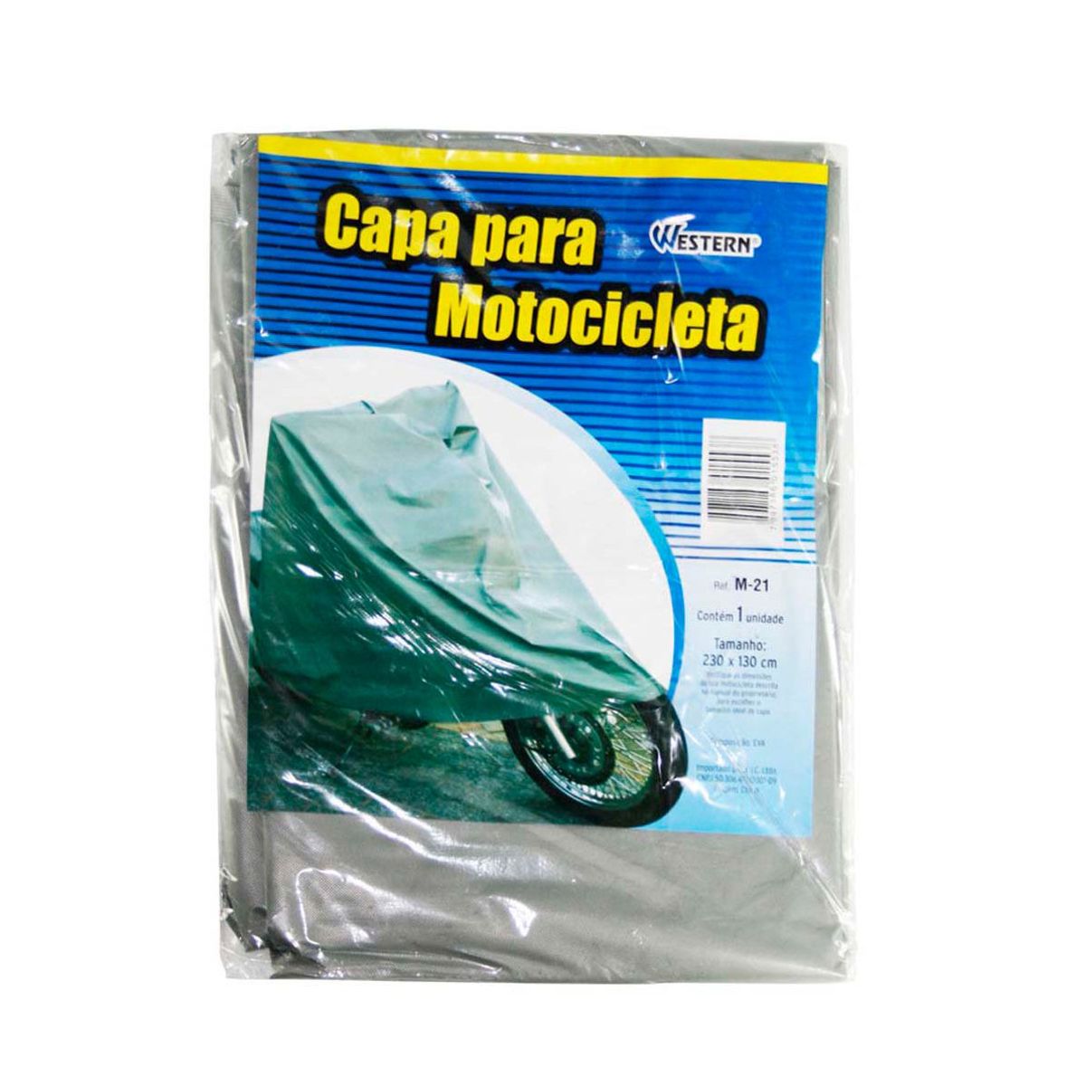 Capa para Moto Cinza, marca Western - Foto Principal