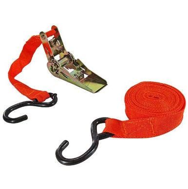 Fita para Prender Carga com Catraca 4,5M Laranja