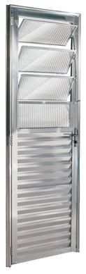 Porta Basculante Alumnio Brilhante Direita 210x80x5cm Ecosul