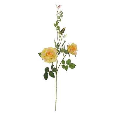Haste Rosa de Cetim x3