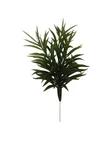 Folhagem Artificial Suculenta com 6 Folhas 24cm Verde