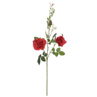 Haste Rosa de Cetim x3