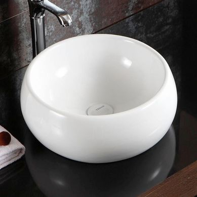 Cuba de Sobrepor Premium TR 4821 40cm x 15cm Branco Sensi D'acqua