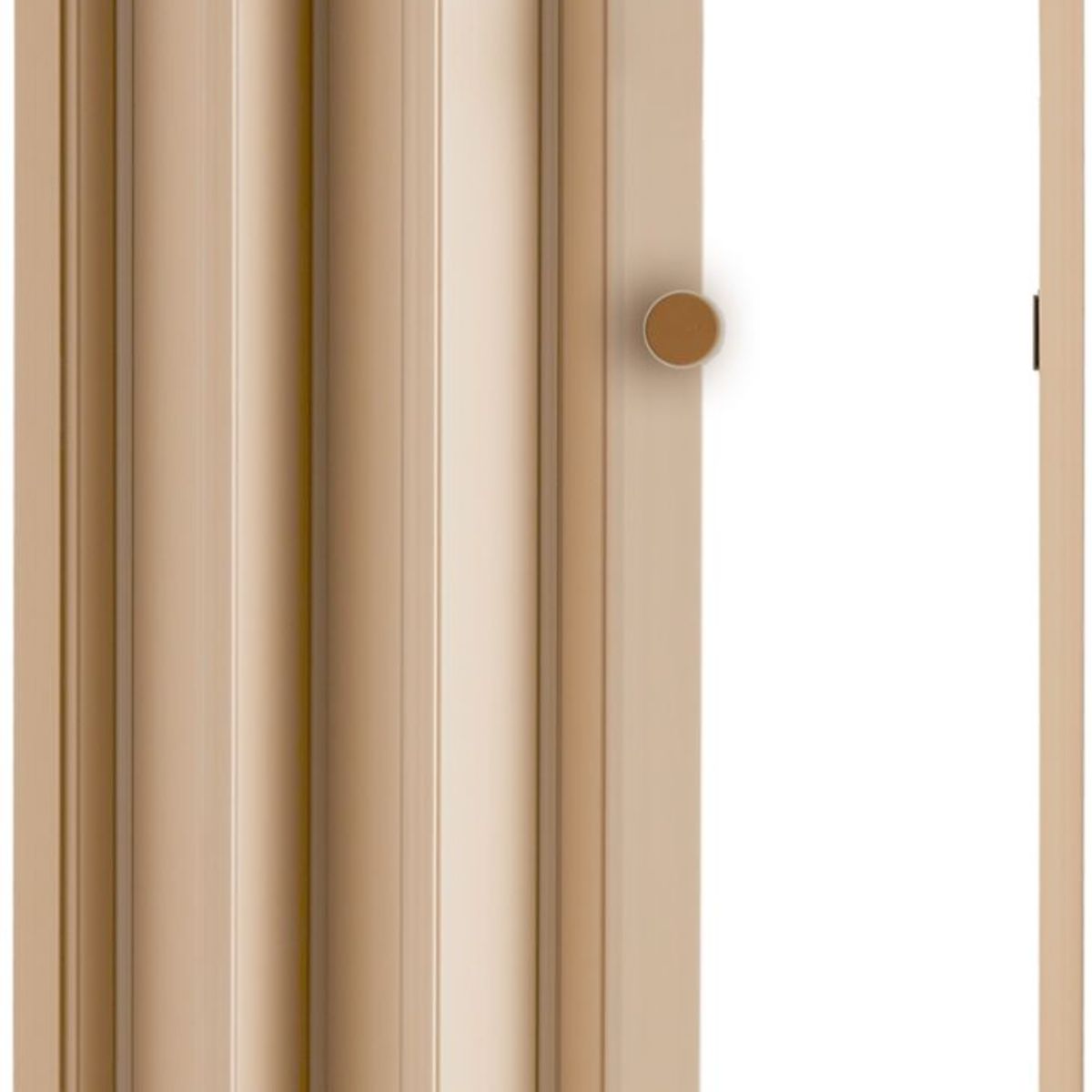 Porta Sanfonada de PVC 210x70cm Bege Prática, marca Araforros - Foto 2