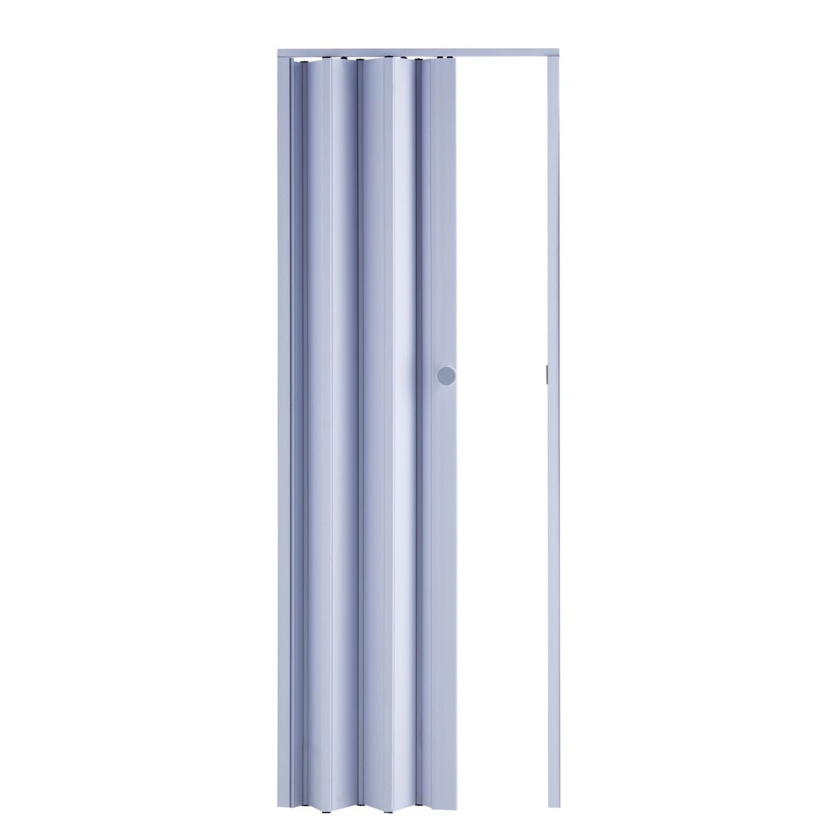 Porta Sanfonada de PVC 210x80cm Branco Easy Lock, marca Araforros - Foto Principal