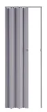 Porta Sanfonada de PVC 210x80cm Cinza Easy Lock