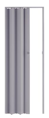 Porta Sanfonada de PVC 210x90cm Cinza Easy Lock