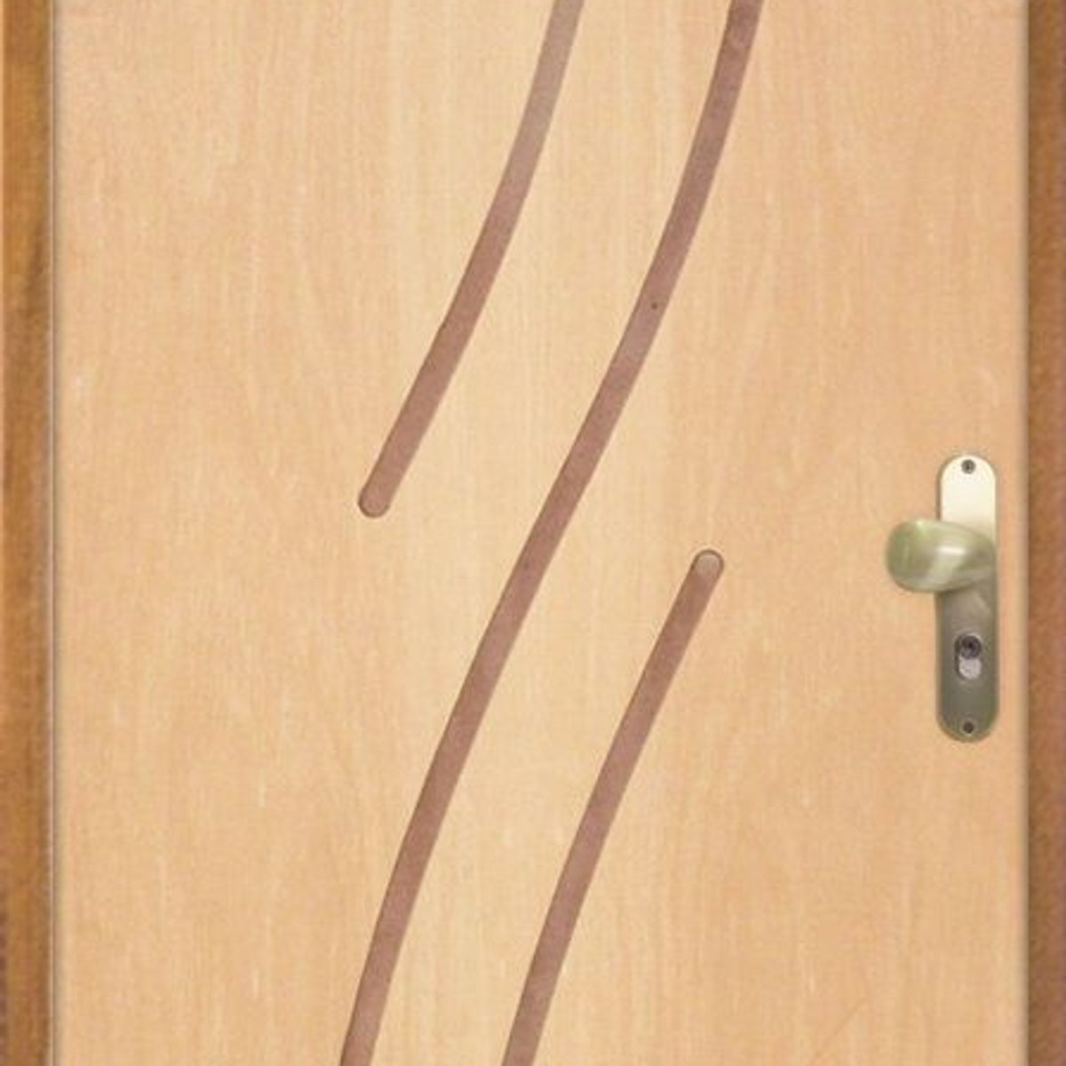Porta Montada de Giro Madeira Sarrafeada Curupixa Natural Esquerda 210x72x11cm ES 101, marca LG Sidney - Foto 2