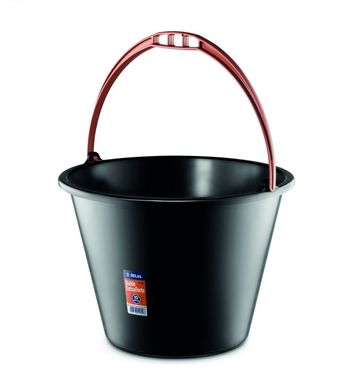 Balde de Plstico Extra Forte Multiuso 10L REF-608P Preto