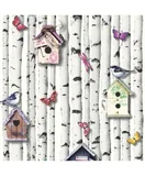Papel de Parede E826-09 Urbanize Branco Passarinho