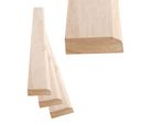 Rodapé Liso Boleado 6,5x2cm Barra 250cm Eucalipto Madeirado Clássico