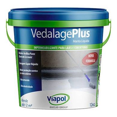 Impermeabilizante Vedalage Plus 12Kg Concreto