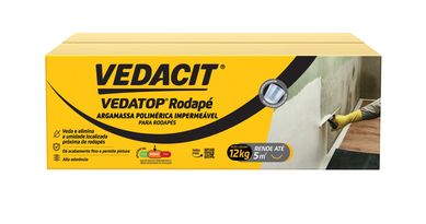 Vedacit Argamassa Polimrica Impermeabilizante Mono Componente Semiflexvel Vedatop Rodap Branco 12kg