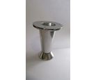 Pé em Alumínio Fundido 125mm Cromado