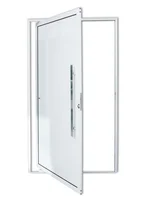 Porta Pivotante Alumínio Branco Direita 210x100x4,6cm Super 25