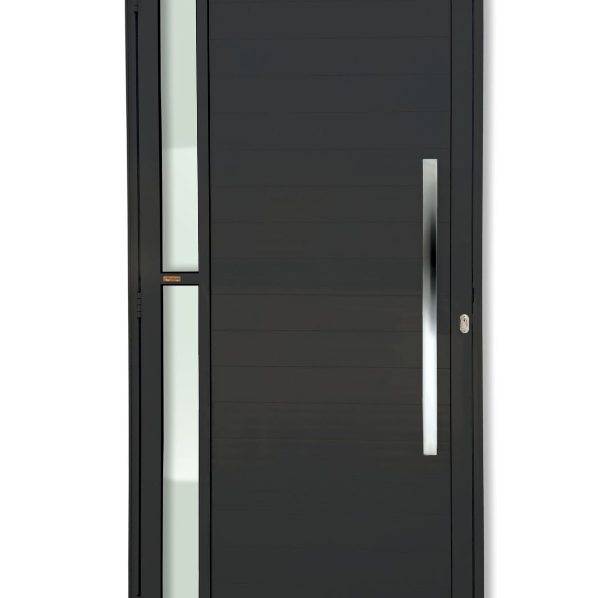 Porta Lambri e Visor Alumínio Preto Direita 210x100x4,6cm Visione, marca Brimak - Foto Principal