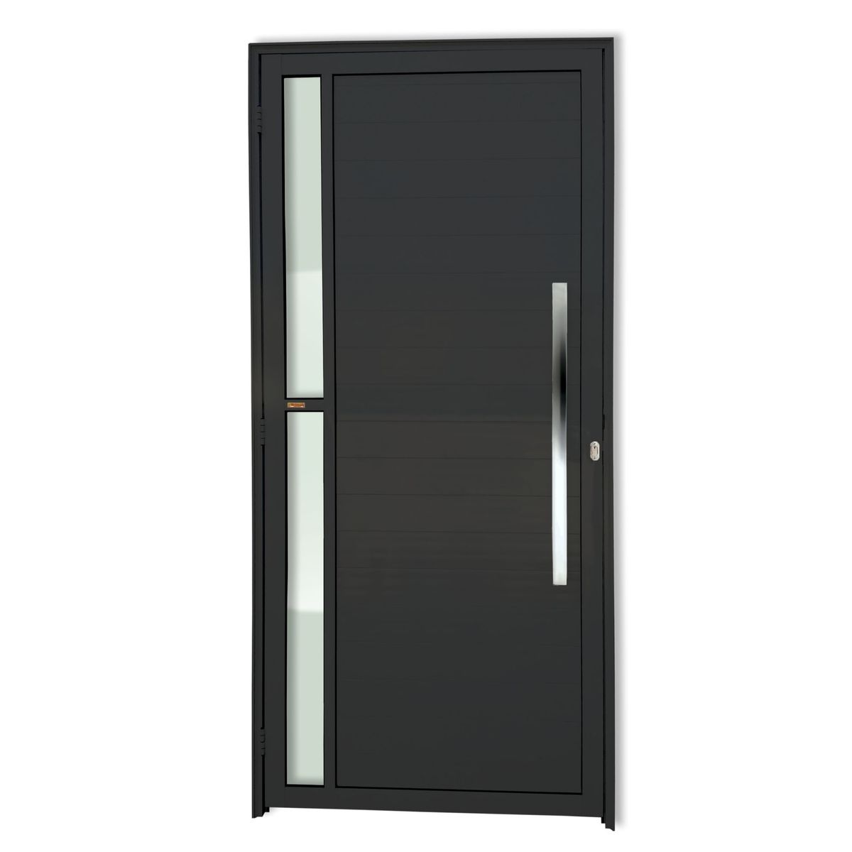 Porta Lambri e Visor Alumínio Preto Direita 210x100x4,6cm Visione, marca Brimak - Foto Principal