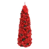 Vela Árvore Textura Vermelho