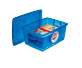 Caixa Organizadora 15L com Travas Azul