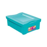 Caixa Organizadora Plástico Médio 13,5L Verde