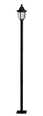 Poste com Tubo Alumnio Minesota 8434 para 1 LmpadaS 20W Preto