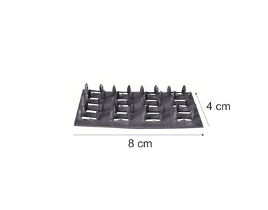 Dentado Estrutural 4x8cm Cinza