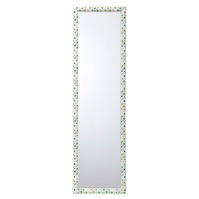 Espelho Gotas 30x120cm Branco
