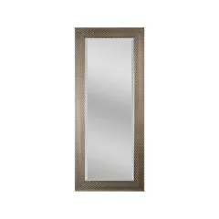 Espelho Decorativo 50x120cm Formas Moldura Prata Just Home Collection